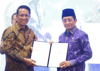 Menag dan Menkum Jalin Sinergi untuk Perkuat Layanan Publik