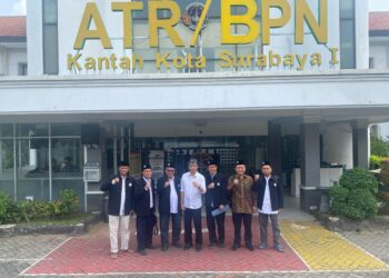 Silaturahim dan Kolaborasi menuju Percepatan Sertifikasi Masjid dan Mushola, PD DMI Kota Surabaya Audiensi dengan BPN Kota Surabaya I.