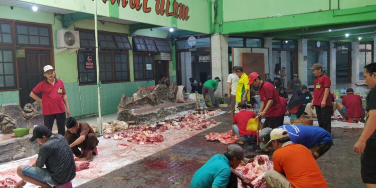 Masjid At-Taqwa Sukses Gelar Takbir Keliling, Sholat Idul Adha, Dan Penyembelihan Hewan Kurban