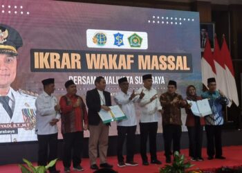 Pemkot Surabaya Percepat Sertifikasi Tanah Wakaf, Gandeng BPN hingga Kemenag Perkuat Legalitas Tempat Ibadah, Pemkot Surabaya Gelar Ikrar Wakaf Massal